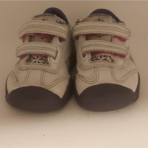 REEBOK | Baby Toddler Girls Running Shoes Purple White Size 4 - Picture 2 of 8